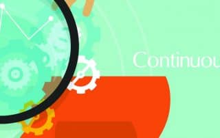 Hintegrund Banner mit Lupe